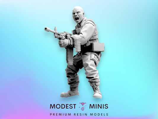 Human Hunter Billy - Resin 3D Print Alien Miniature | RPG | Sci fi | Cyberpunk | Role Playing | DnD | Papsikel