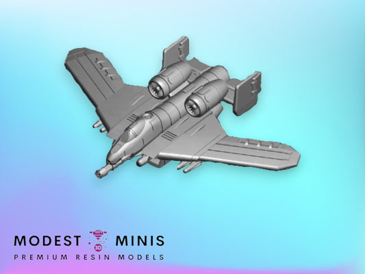 MechbusterP Plane Aerospace | 1:265 | 6mm Battletech Scale | Mecha | Sir Mortimer