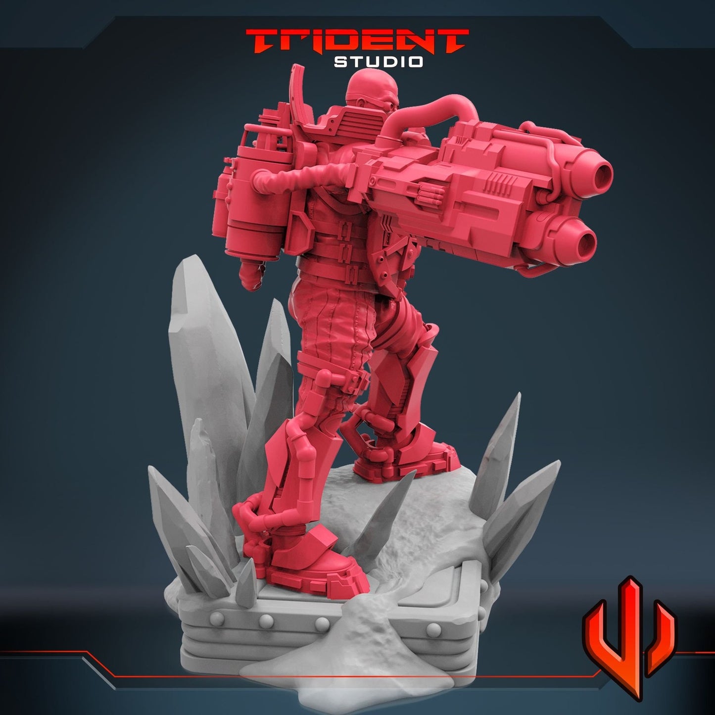 Chill Out - 40mm  Miniature | Crisis Protocol Proxy | Trident