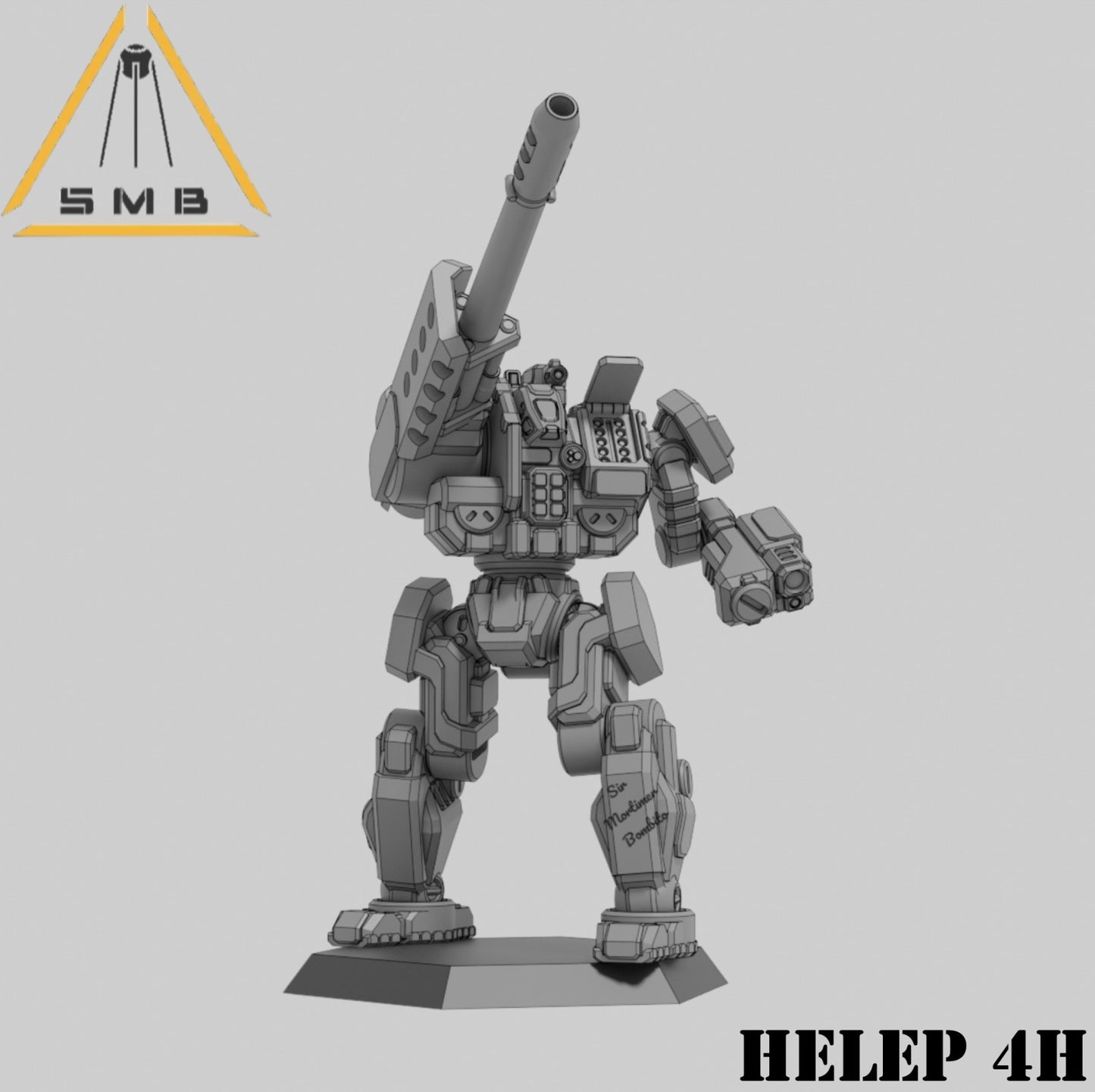 HeleP 4H | 1:265 | 285 | 6mm Battletech Scale | Sir Mortimer