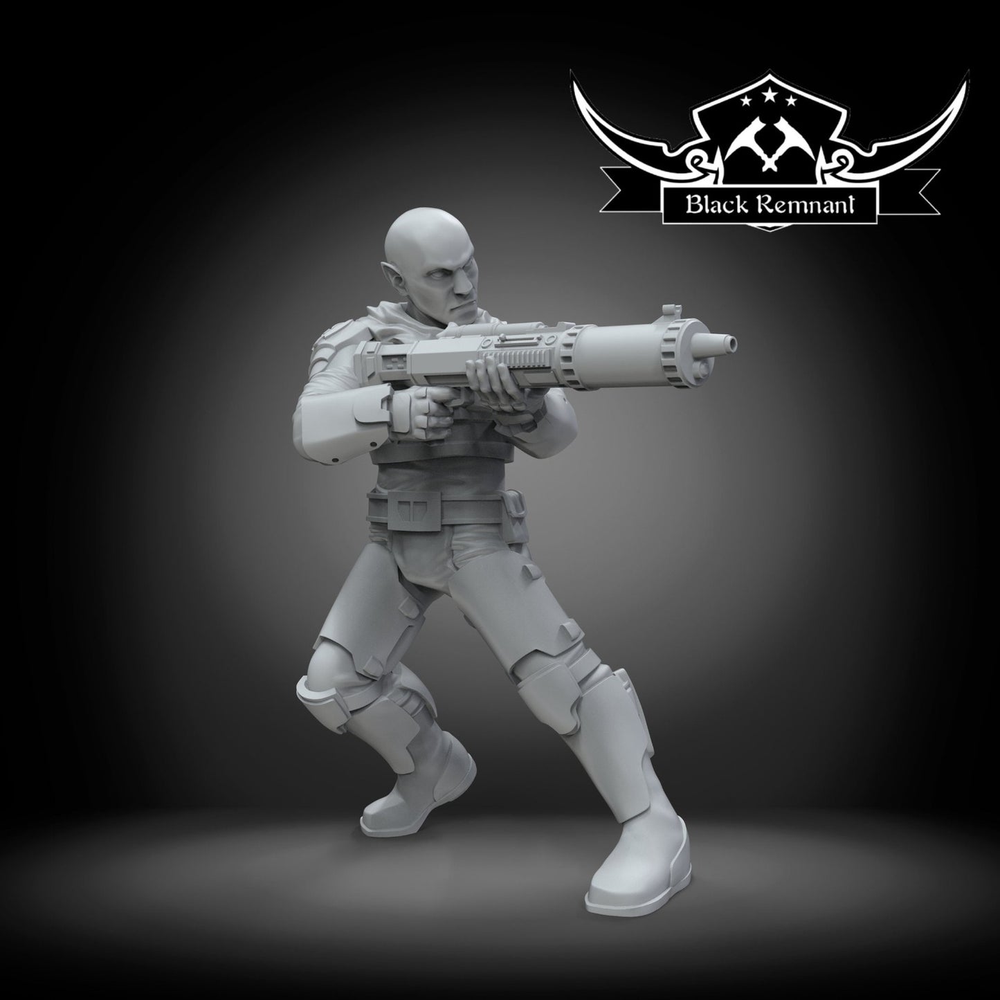 7pc SWTOR Companions - 28mm - 40mm Scale  Black Remnant Star Wars Legion Mini