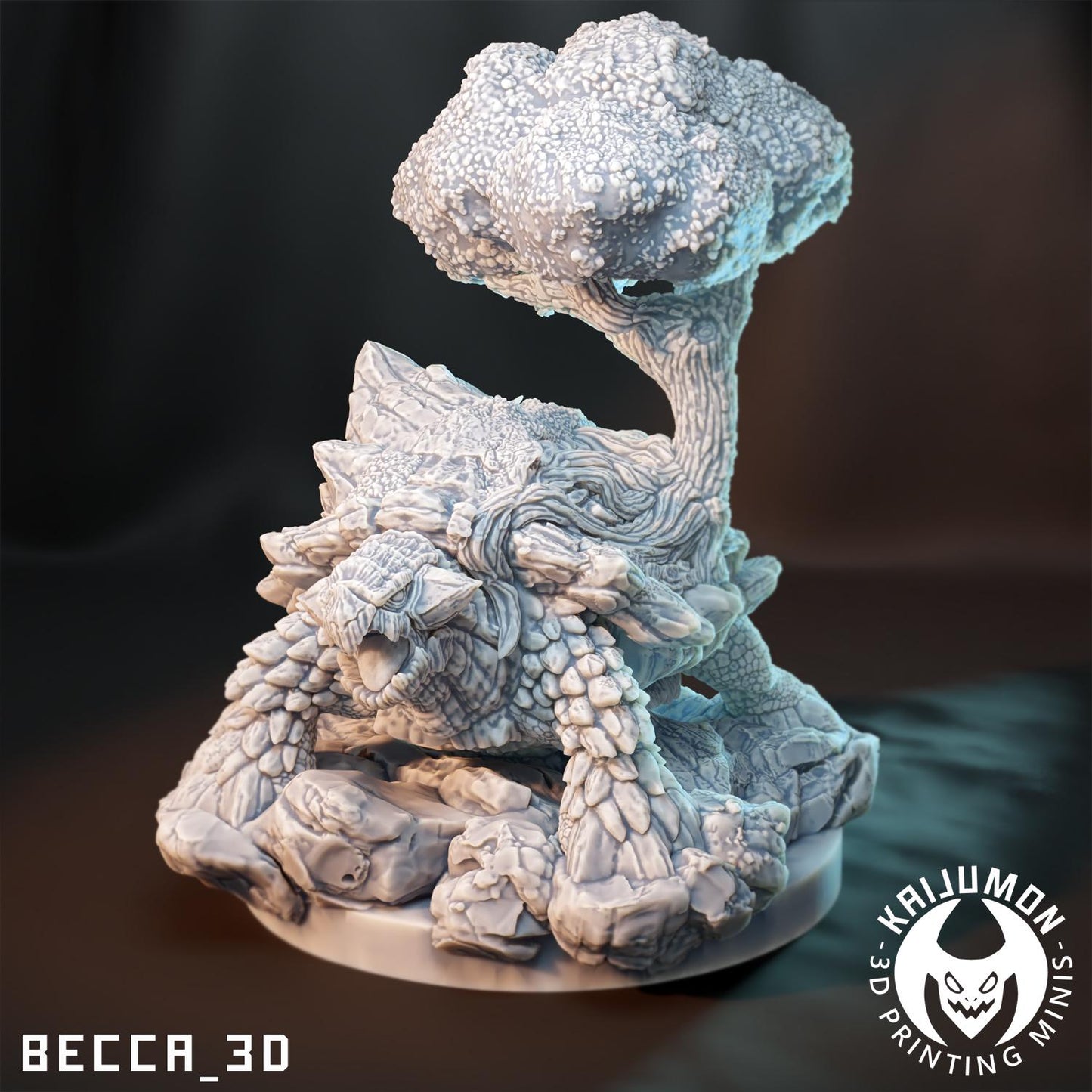 Tree Tortoise - Resin Kaiju Minis | Dungeons and Dragons Mini | Sci Fi | Fantasy Resin