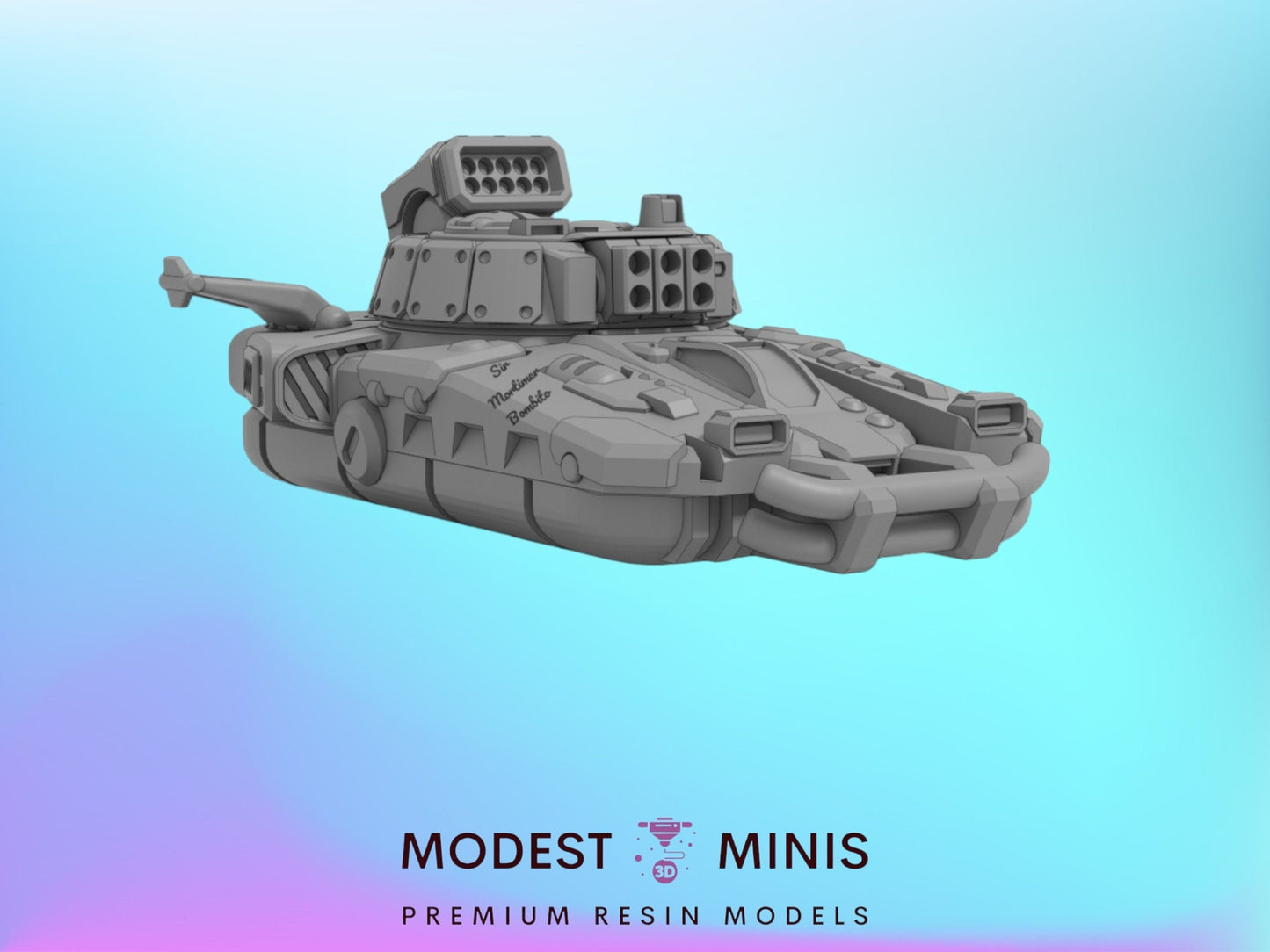 Saraceno Heavy Hover Tank | 1:265 | 6mm Battletech Scale | Mecha | Sir Mortimer