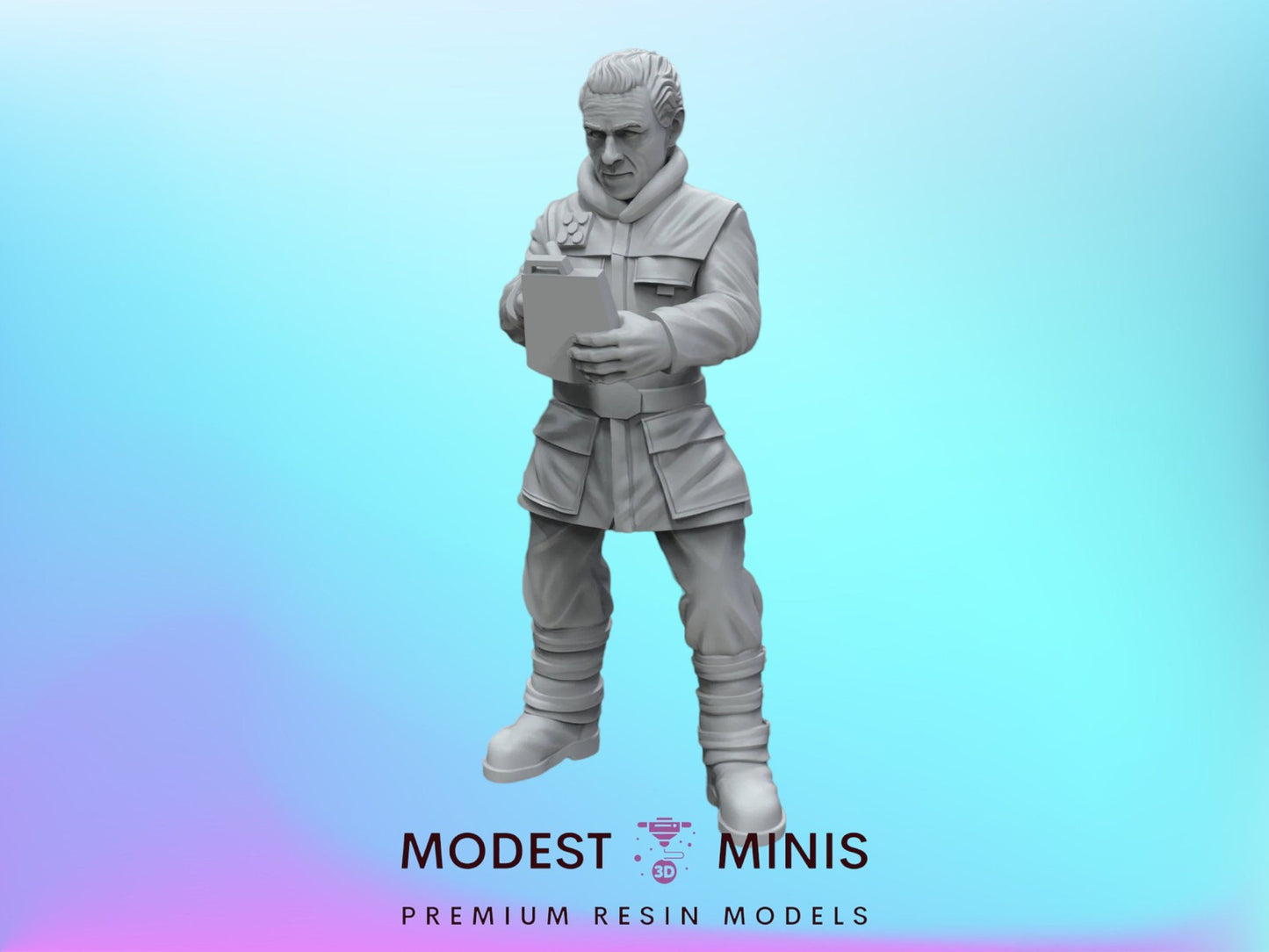 Insurgent Commander Vanden - 28mm - 40mm Scale | D&D | Star Wars Legion Mini