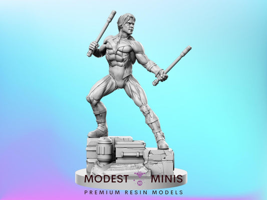 Baton Fighter | Superhero | RN Estudio