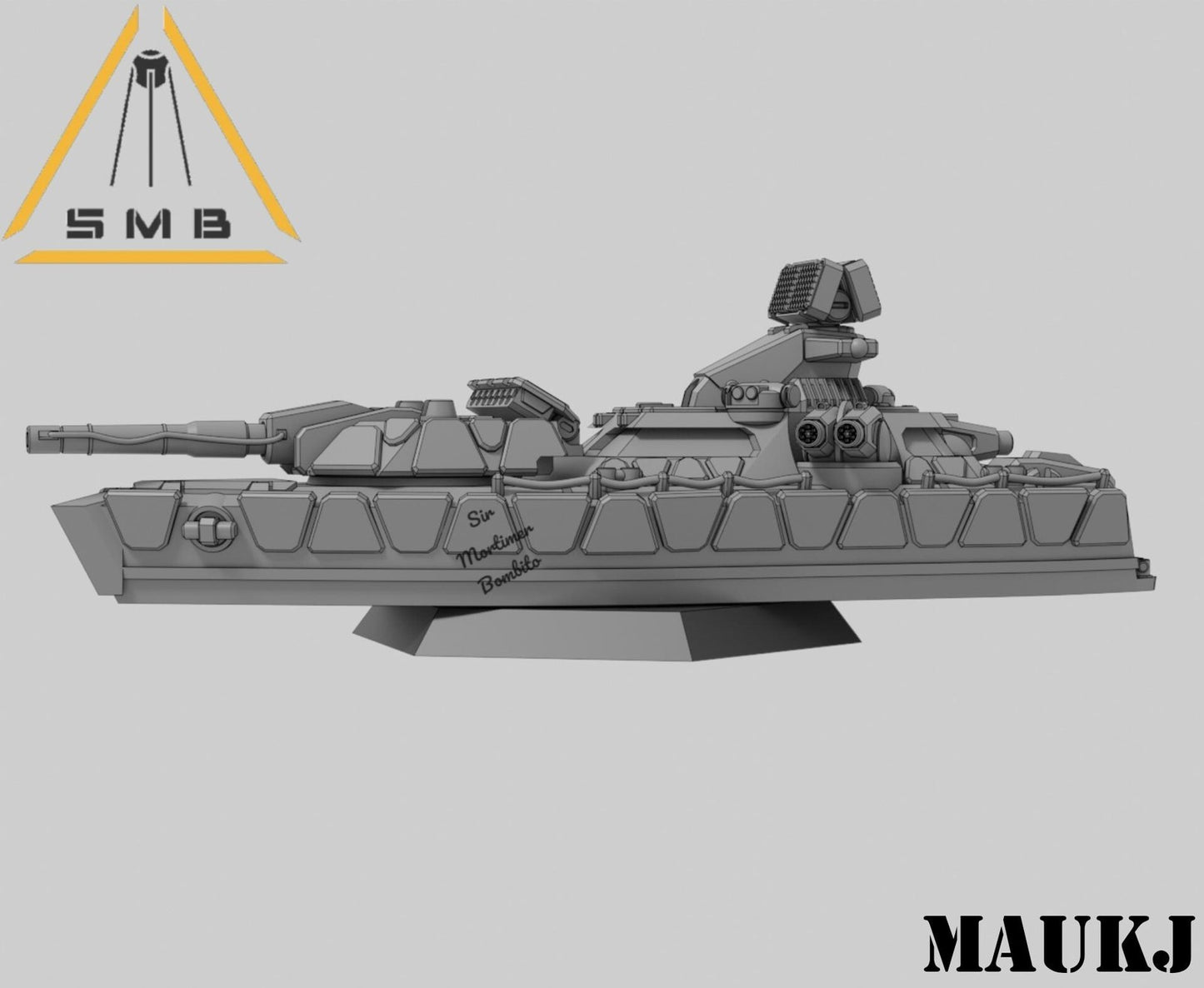 Mauk Artillery Boat | 1:265 | 285 | 6mm Battletech Scale | SMB