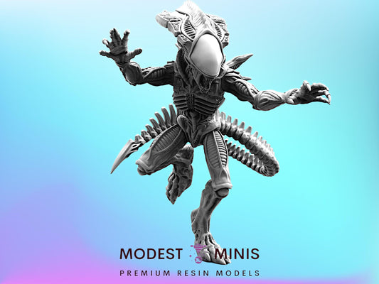 Xeno Praetorian B - 32mm Scale Alien Miniature | RPG | Sci fi | AvP | Role Playing | DnD | Papsikel