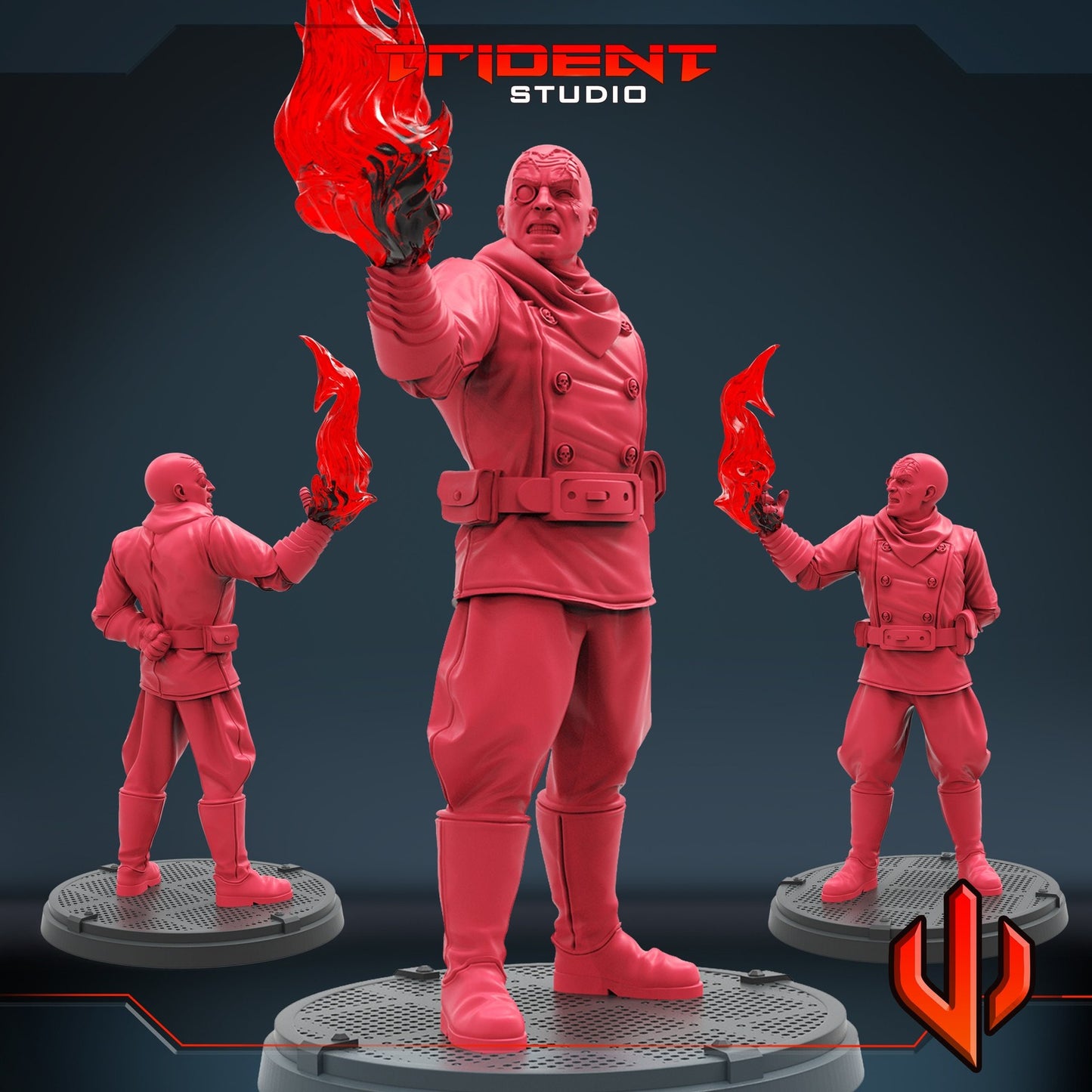 The Baron A - 40mm  Miniature | Crisis Protocol Proxy | Trident