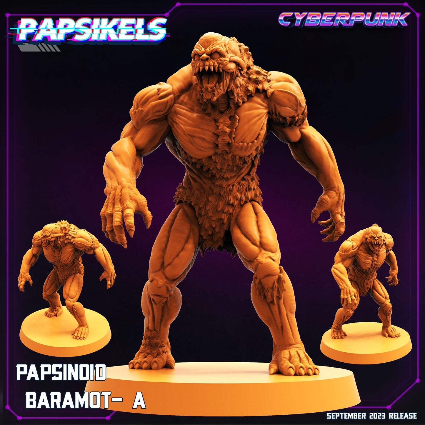 Papsinoid Baramot A - Resin Cyberpunk Miniature  | Papsikels