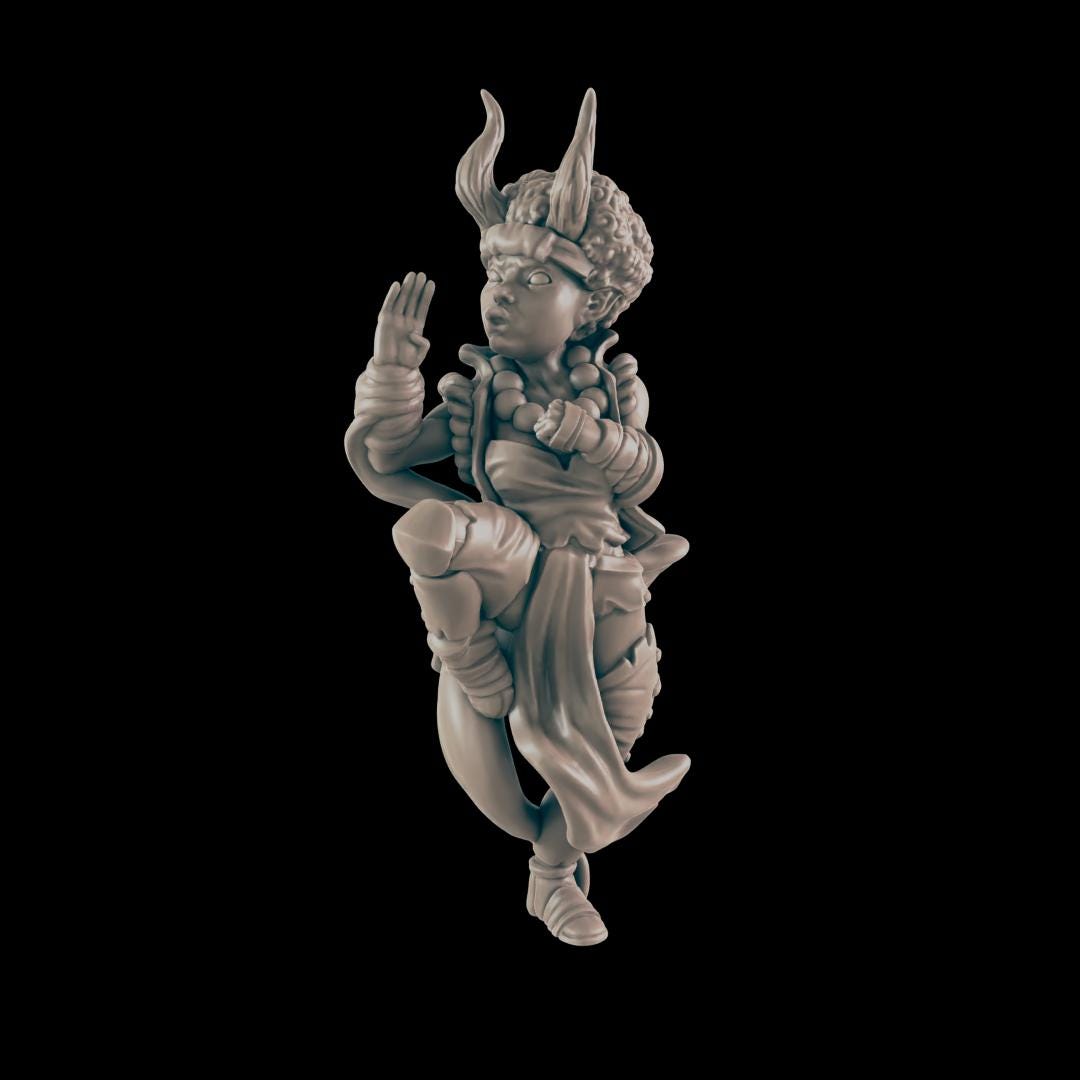 Monk Heroes  | 25mm - 100mm Scale | DnD | EC3D Fantasy Mini | Everyday Heroes