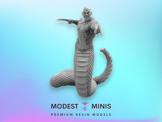 Brushmaster Serpent Society - 40mm  Miniature | Crisis Protocol Proxy | Trident