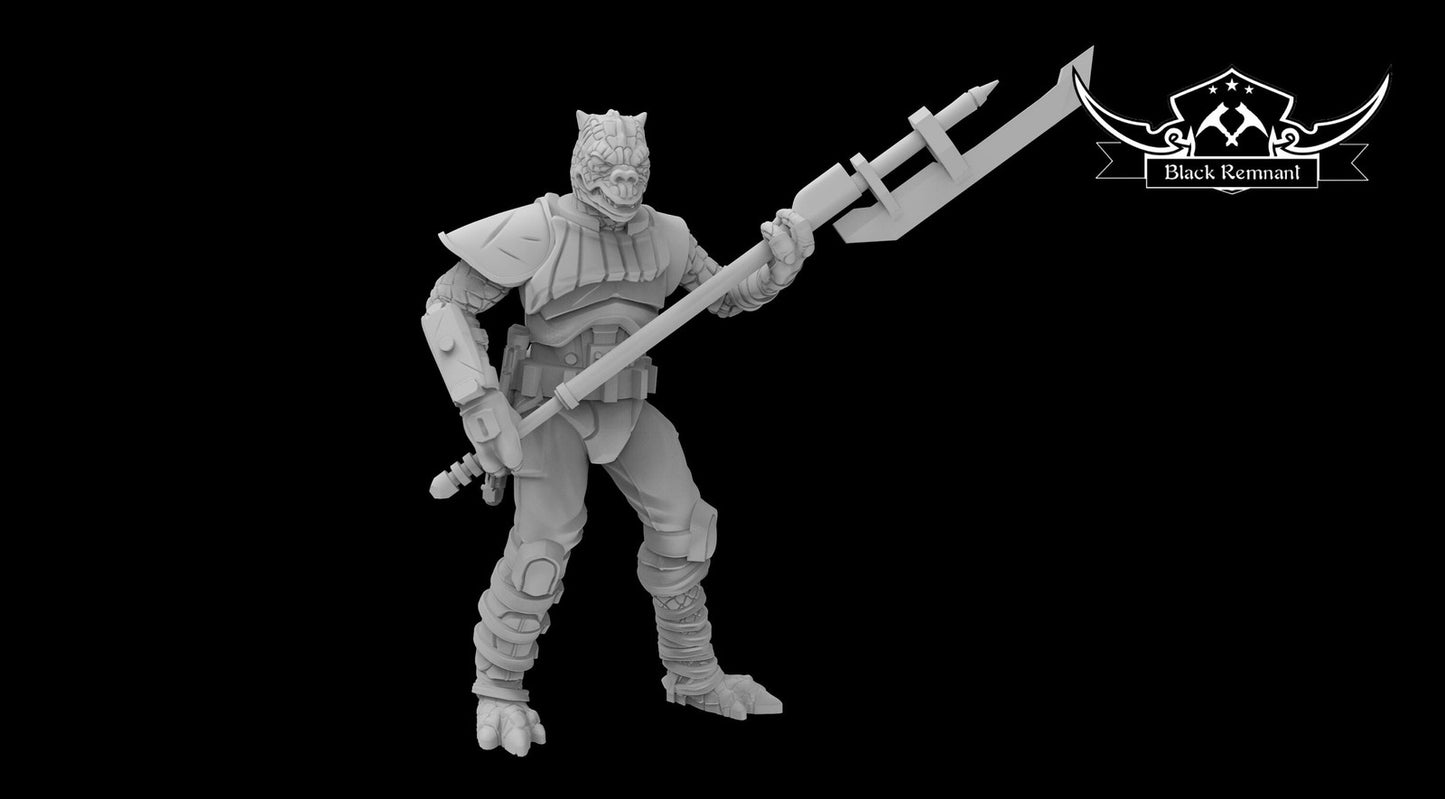 Lizardman Pirate - 28mm - 40mm Scale | Star Wars Legion Mini