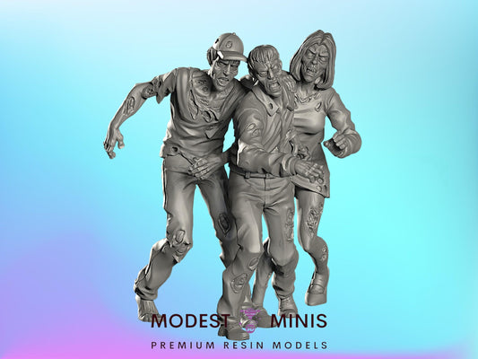 Zombie Horde 3 - 28mm 30mm 32mm - Zombie Horde | Wasteland | Zombicide | Walking Dead