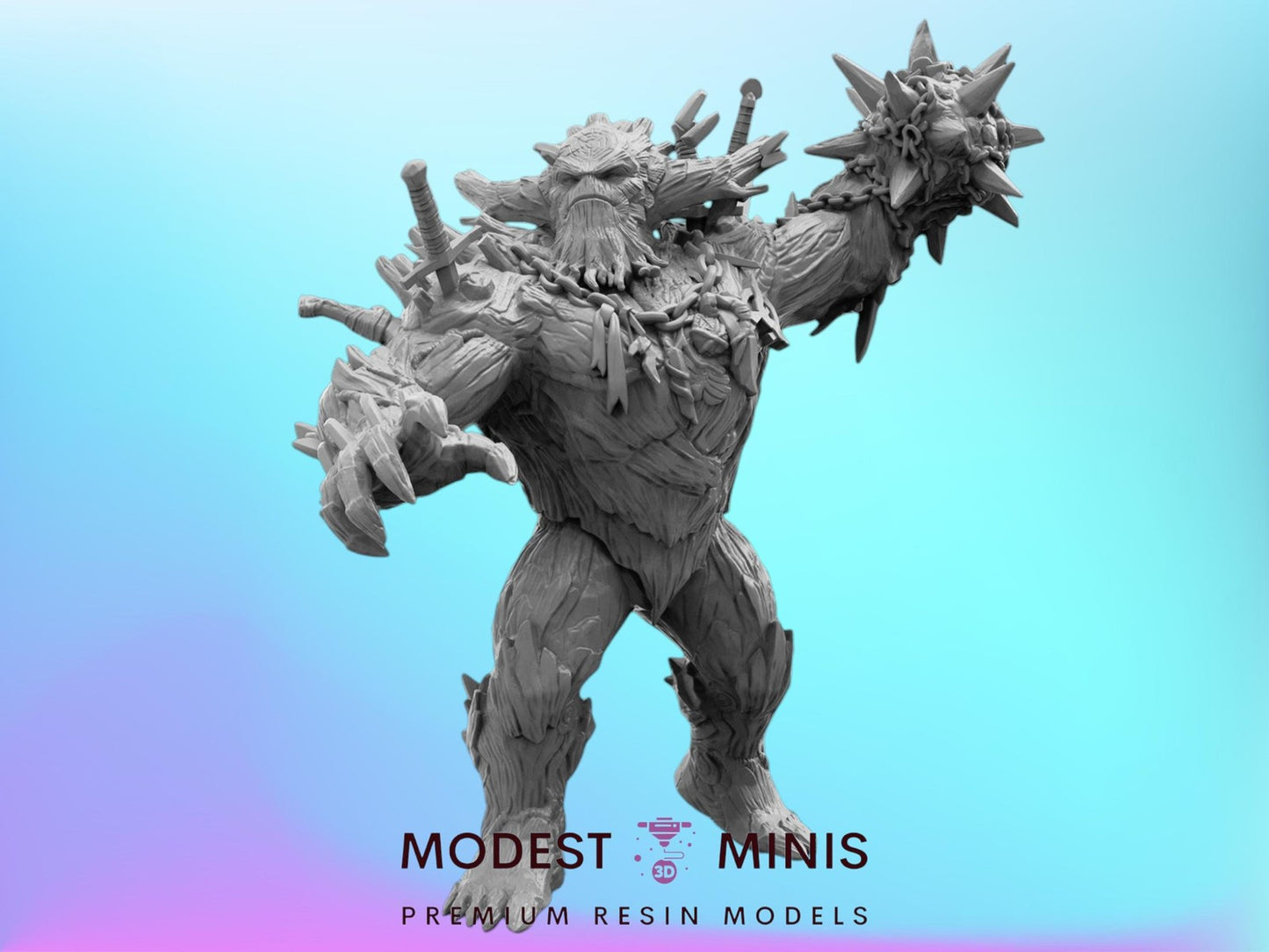 King Tree Groot - 40mm  Miniature | Crisis Protocol Proxy | Trident
