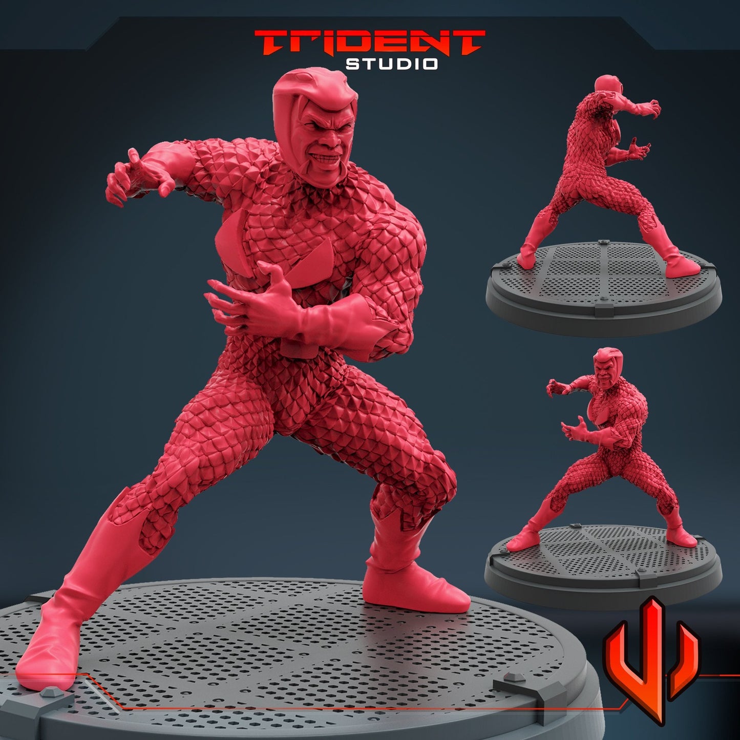 Cottonmouth Serpent Society - 40mm  Miniature | Crisis Protocol Proxy | Trident