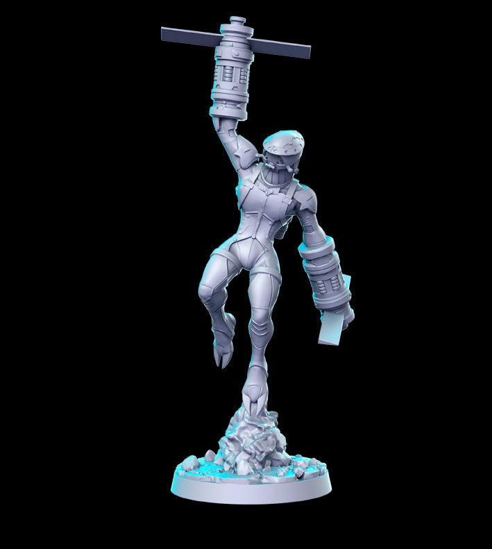 JRPG Helitrooper - 32mm Scale DnD Miniature | Dungeons and Dragons | JRPG Mini - RN Estudio