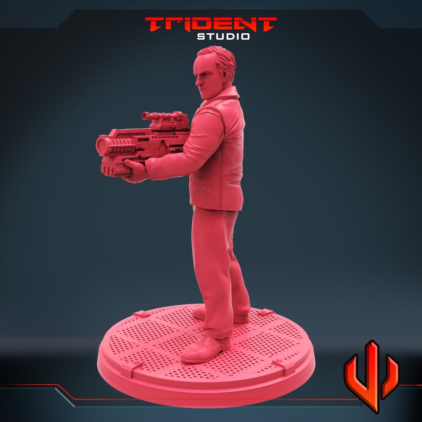 Agent B - 40mm  Miniature | Crisis Protocol Proxy | Trident