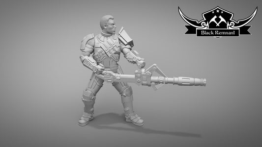 Old Trooper Leader - 28mm - 40mm Scale | Star Wars Legion Mini