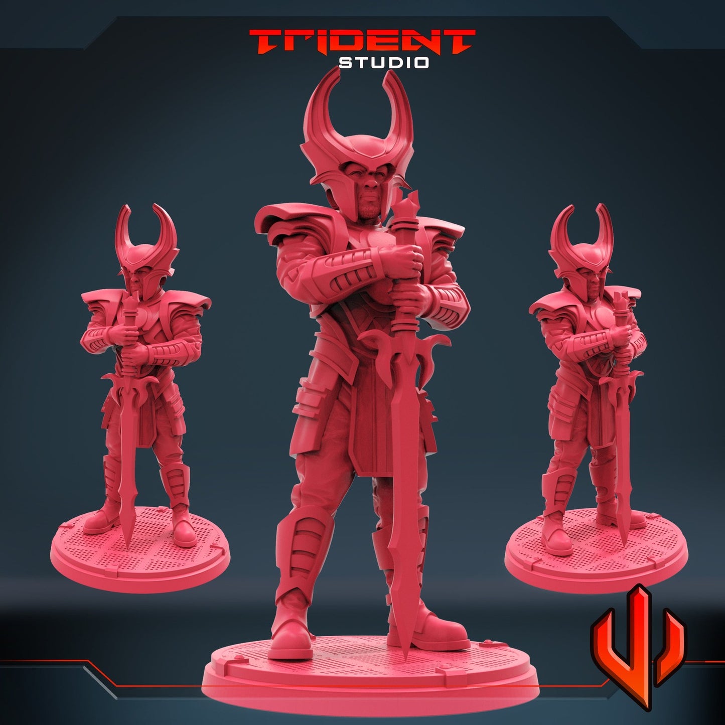 Gate Keeper A - 40mm  Miniature | Crisis Protocol Proxy | Trident