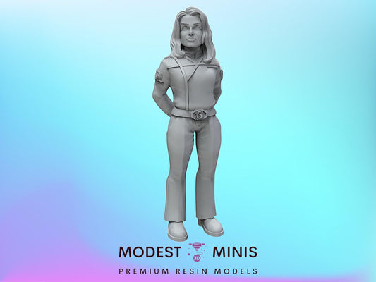 Fleet Commander Ivanova - 28mm 32mm 40mm  Black Remnant Babylon 5 Miniature