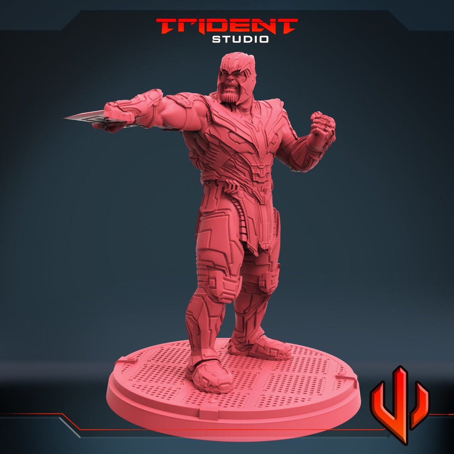 Gauntlet God Thanos - 40mm  Miniature | Crisis Protocol Proxy | Trident