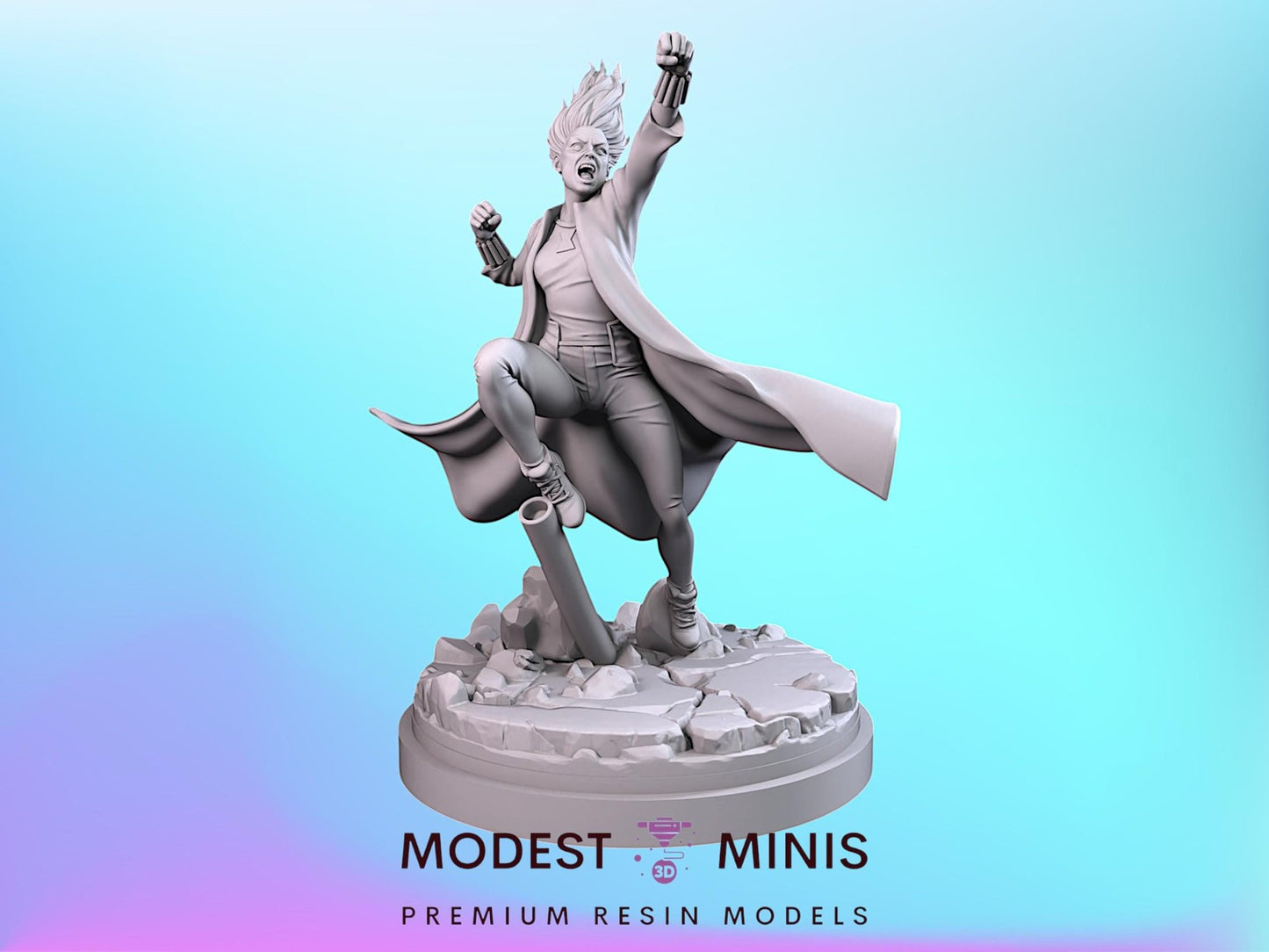 Post Apoca-Bae - 32mm - 40mm Mini | DnD Mini | Superhero | C27