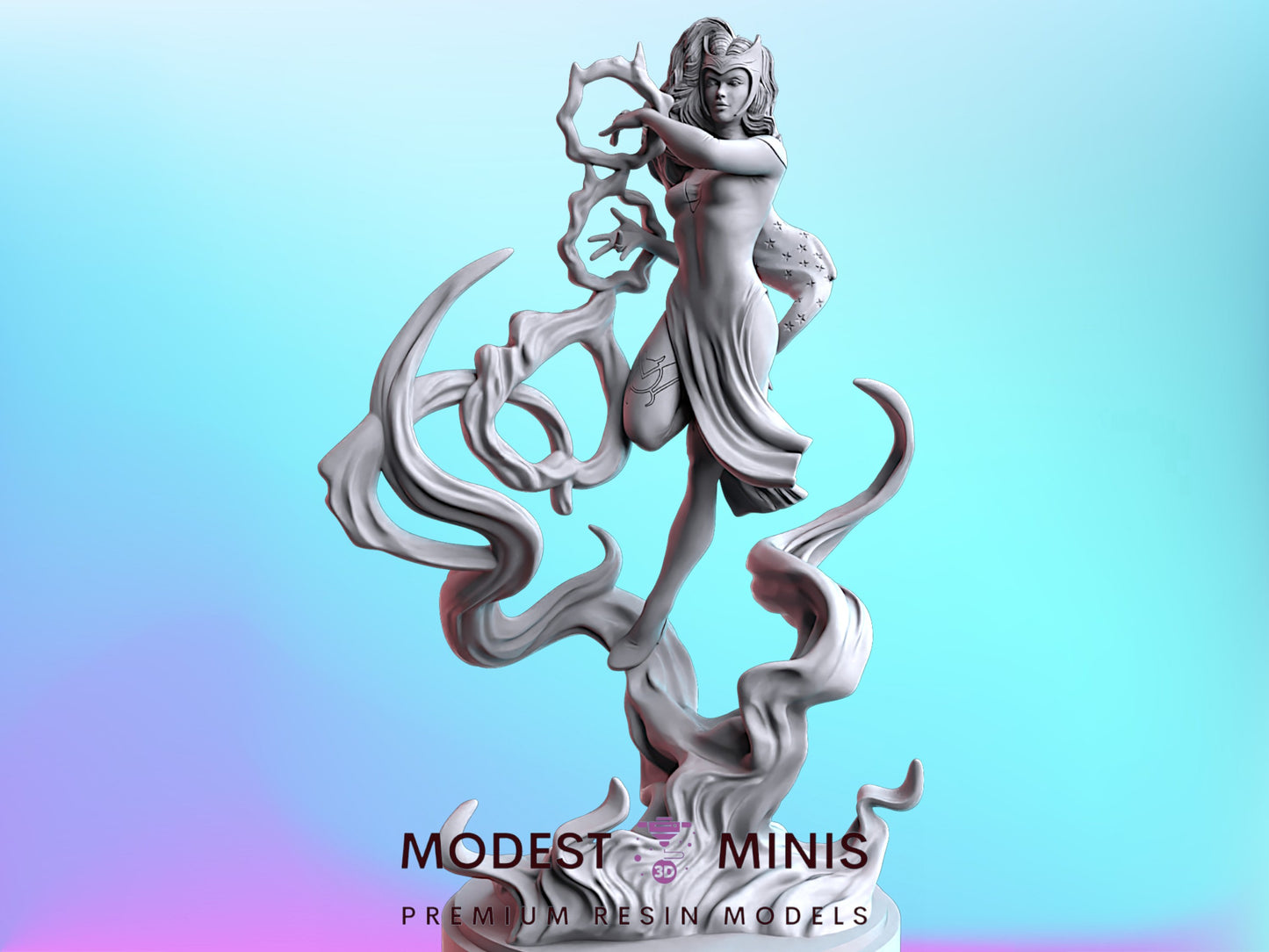 Chaos Mage - 32mm - 40mm Mini | Crisis Protocol Proxy | C27
