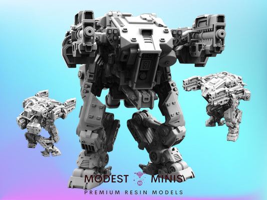 PCPD Mech Tamaraw A - Resin Cyberpunk Miniature  | Papsikels