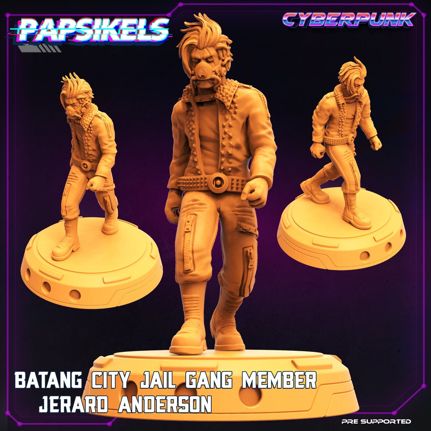 Cyberpunk Jerard Anderson - 32mm Scale Alien Miniature  | Batang City | Papsikels