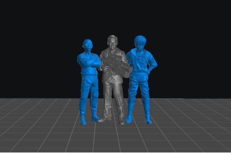 Capsule Gang Biker Teens - 28mm 32mm 40mm Scale Cyberpunk Miniature  |  Blade Runner | | Papsikels