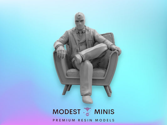 Half Moon B - 40mm  Miniature | Crisis Protocol Proxy | Trident