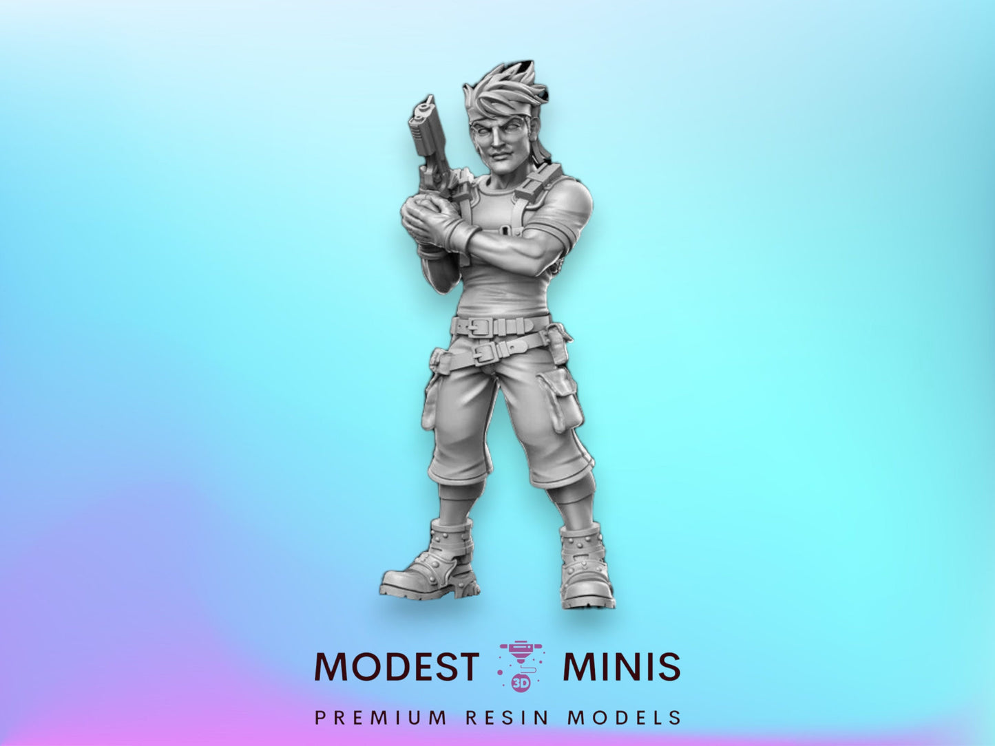 Recurring Bigg Character - 32mm Scale DnD Miniature | Dungeons and Dragons | JRPG Mini - RN Estudio