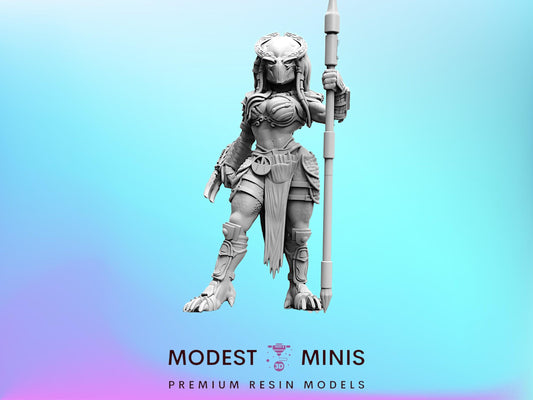 Lanika Elite Vixen - Resin 3D Print Alien Miniature | RPG | Sci fi | Cyberpunk | Role Playing | DnD | Papsikel