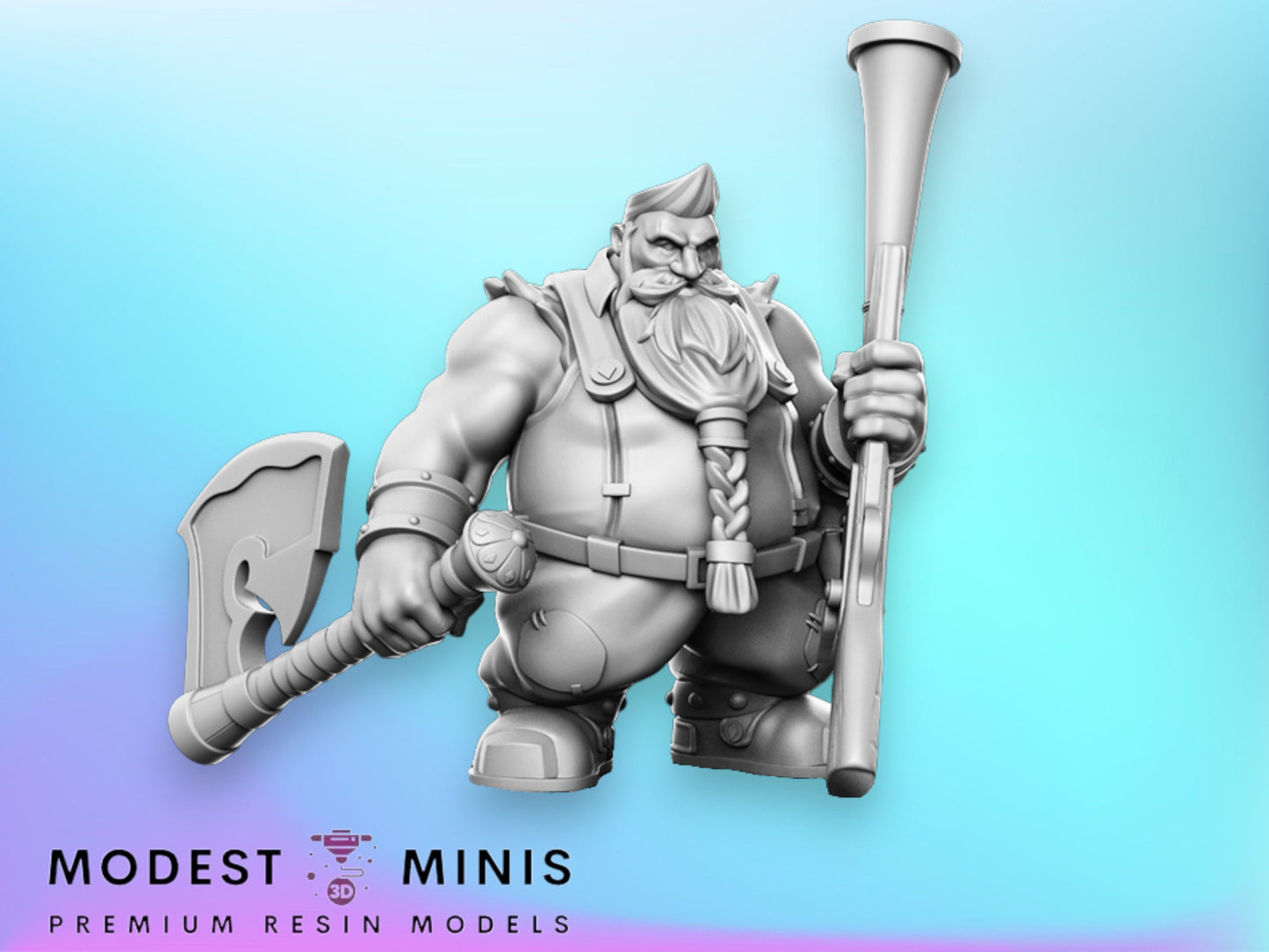 West RPG Guldram - 28mm 32mm Scale DnD Miniature | Dungeons and Dragons | RN Estudio