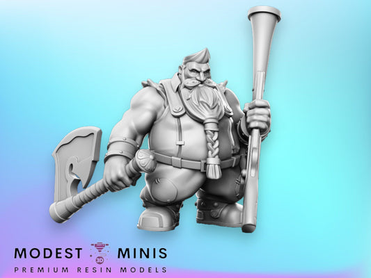 West RPG Guldram - 28mm 32mm Scale DnD Miniature | Dungeons and Dragons | RN Estudio