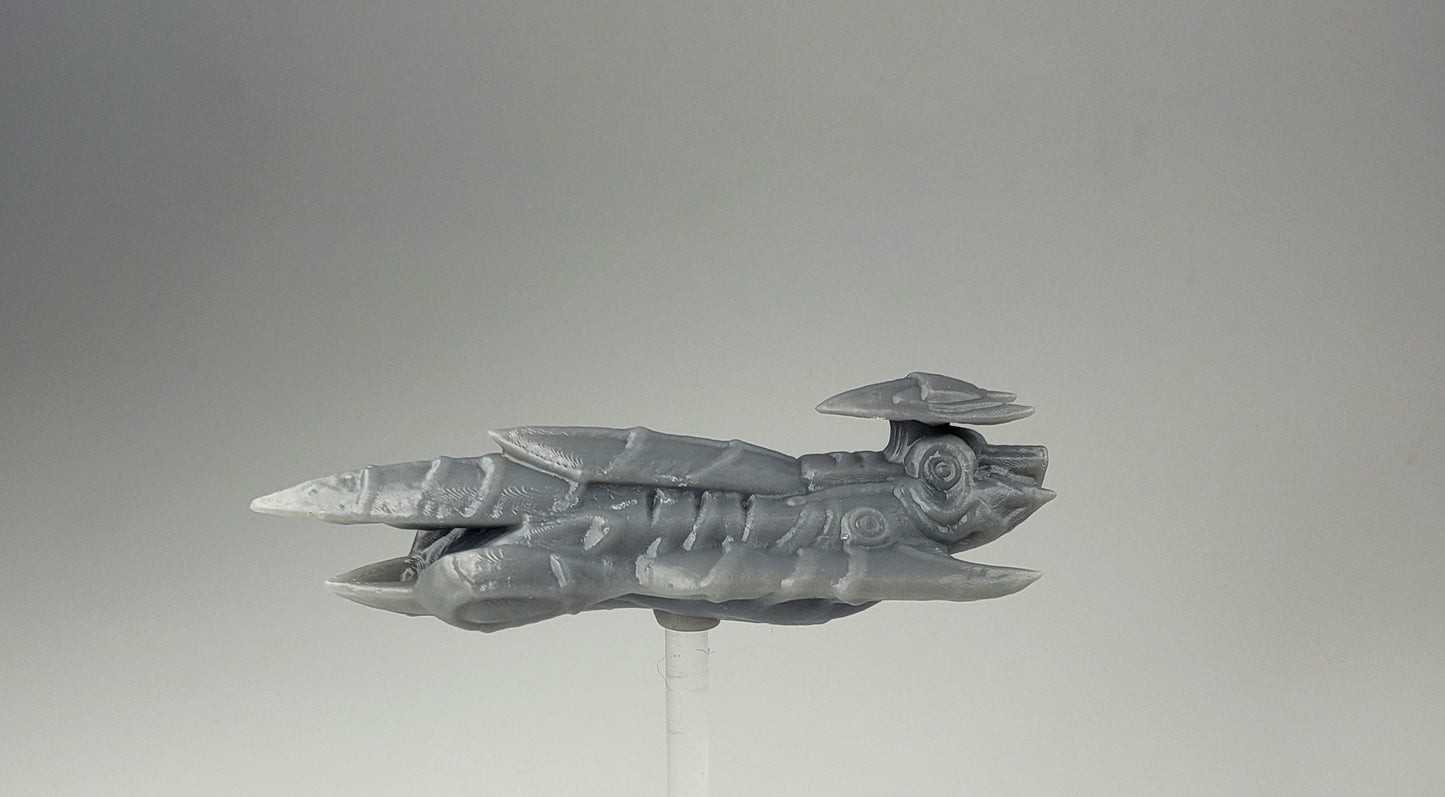 10pc Alien Hive Starship Fleet - Fleetscale Mini | Starfinder | Billion Suns | Starmada | Firefly | Terra Conflict
