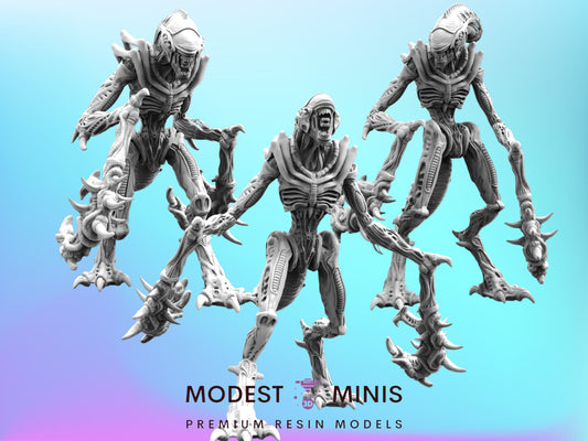 Xeno Mantis Set - 32mm Scale Aliens Miniature | RPG | Sci fi | Papsikels
