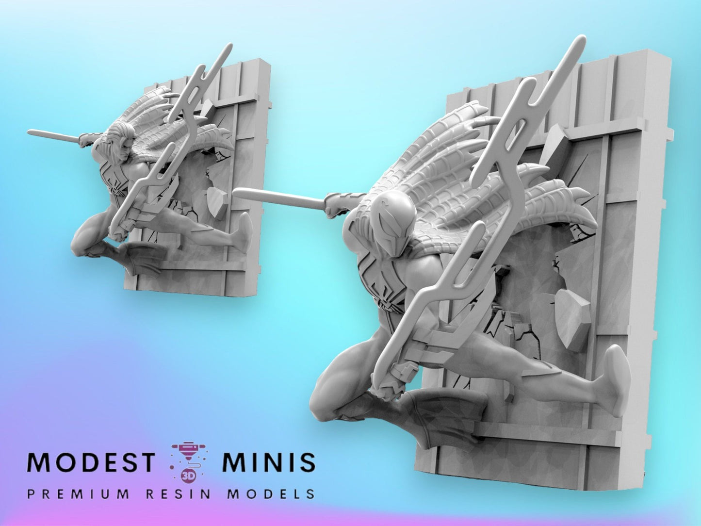 Future Spider - 40mm  Miniature | Crisis Protocol Proxy | Trident