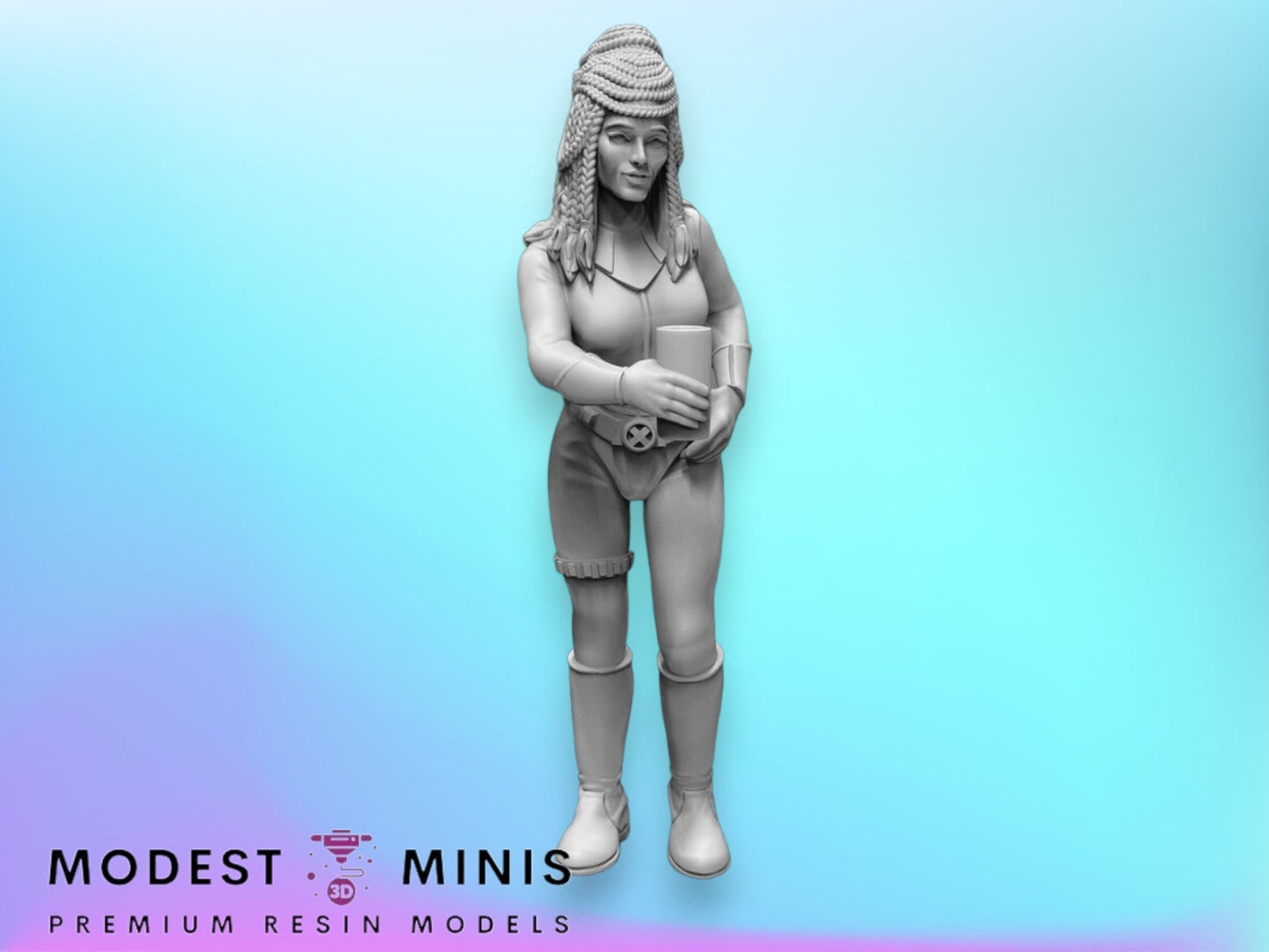 Spy Cantina Girl Carole - 28mm - 40mm Scale | DnD | Star Wars Legion Mini