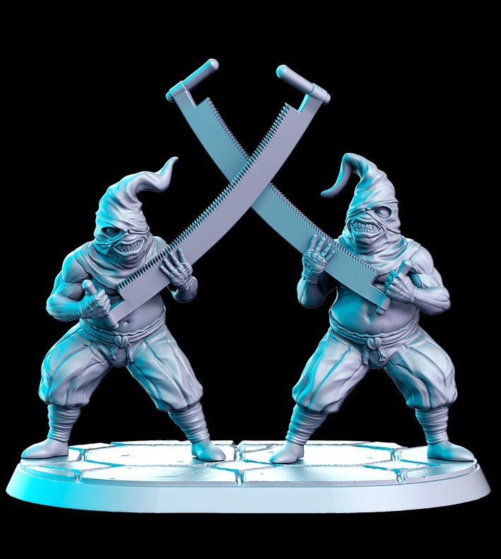 Twinsaw Torturers - 32mm Scale DnD Miniature | Dungeons and Dragons | JRPG Mini - RN Estudio