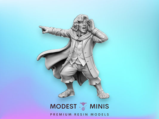 Peregar Halfling Adventurer - 32mm Scale DnD Miniature | Dungeons and Dragons | JRPG Mini - RN Estudio