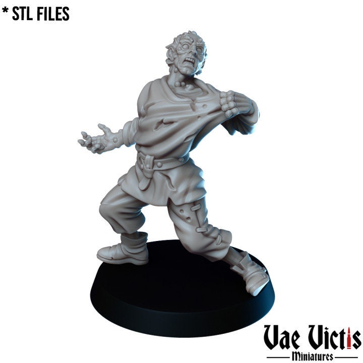 6pc Plague Set | 28mm - 75mm Scale | DnD Frostgrave Mini | Vae Victis Fantasy