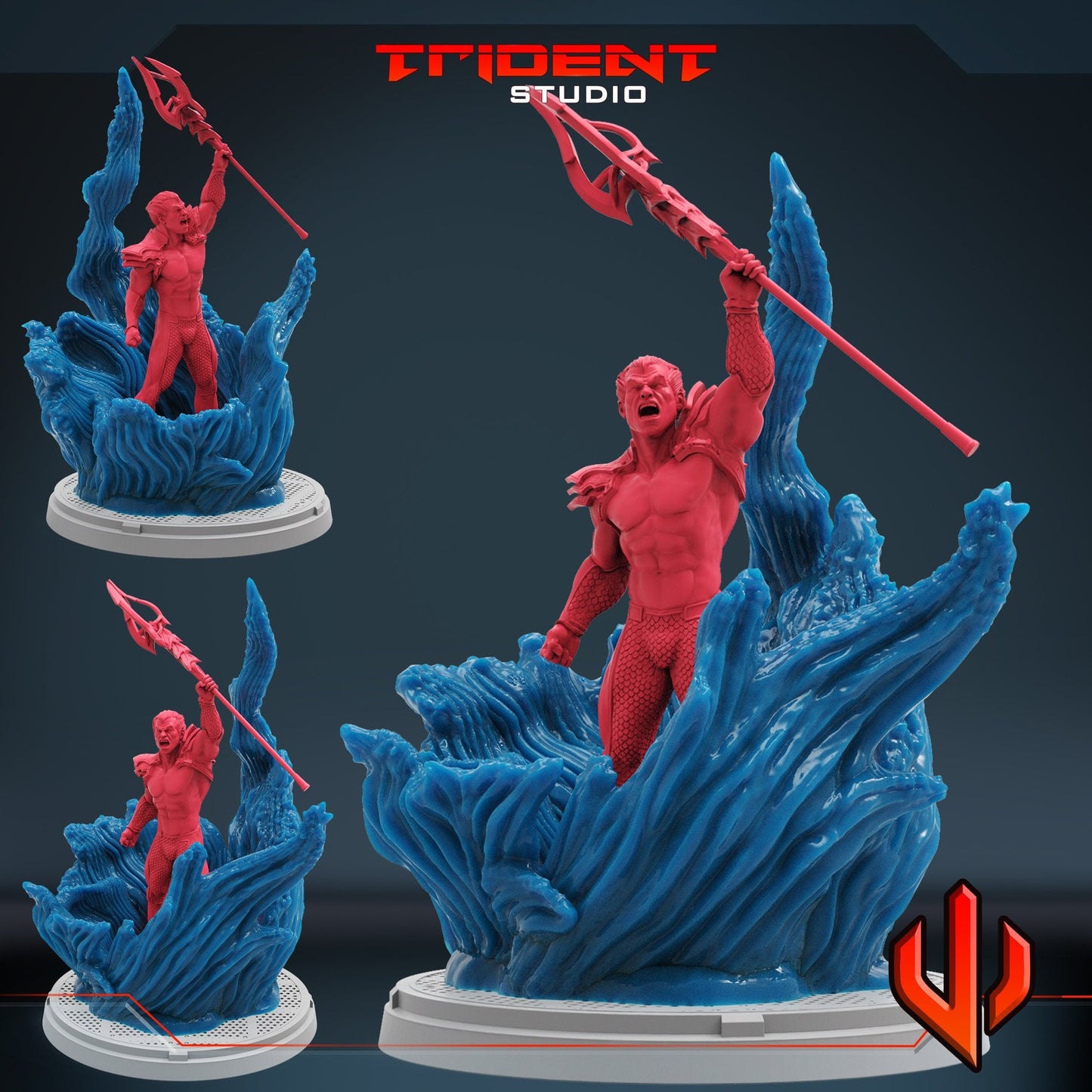 Phoenix Fishy - 40mm  Miniature | Crisis Protocol Proxy | Trident