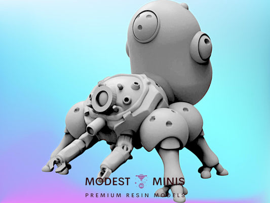 Papsikoma - 28mm 32mm 40mm Scale Cyberpunk Miniature  |  Ghost in the Shell | | Papsikels