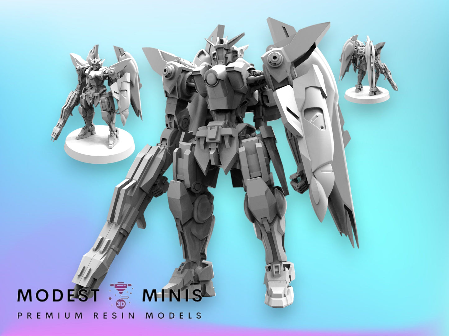 FKMSA Battle Droid EXOJA Type 1 Wing Upgrade - 32mm Scale Alien Miniature  | Batang City | Papsikels