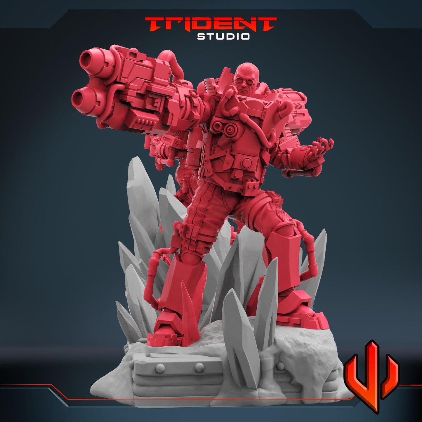 Chill Out - 40mm  Miniature | Crisis Protocol Proxy | Trident