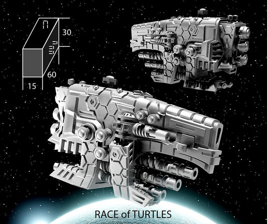 Turtles Flagship - Twilight Imperium | Fleetscale | Starfinder | Billion Suns | Starmada | Firefly | Terra Conflict