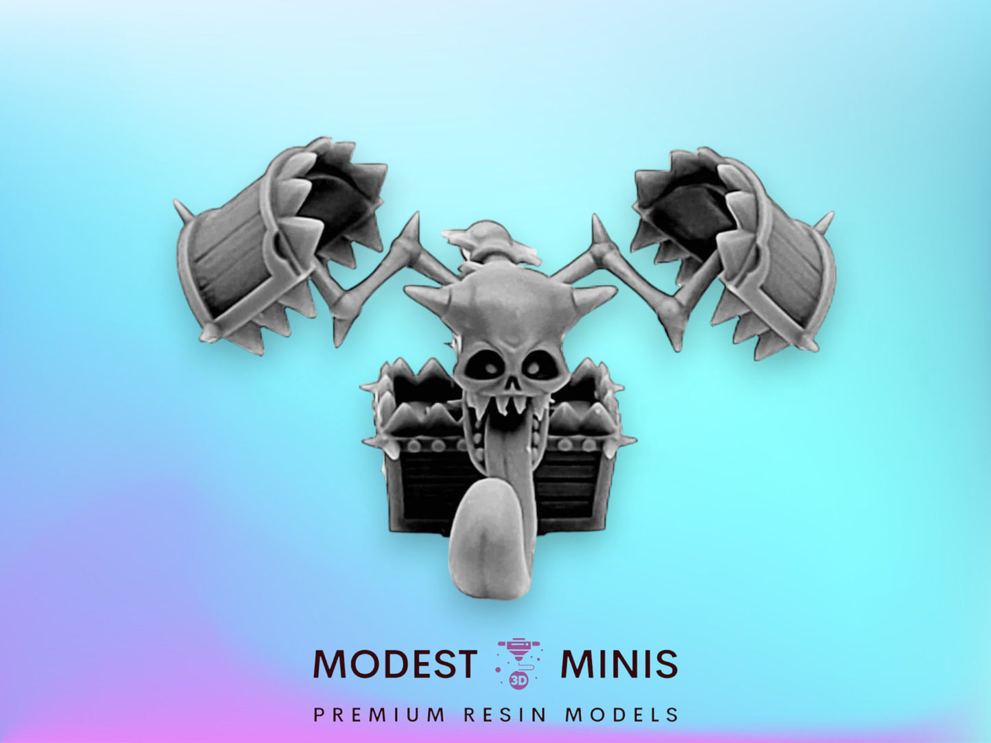 Undead Mymic - 32mm Scale DnD Miniature | Dungeons and Dragons | JRPG Mini - RN Estudio