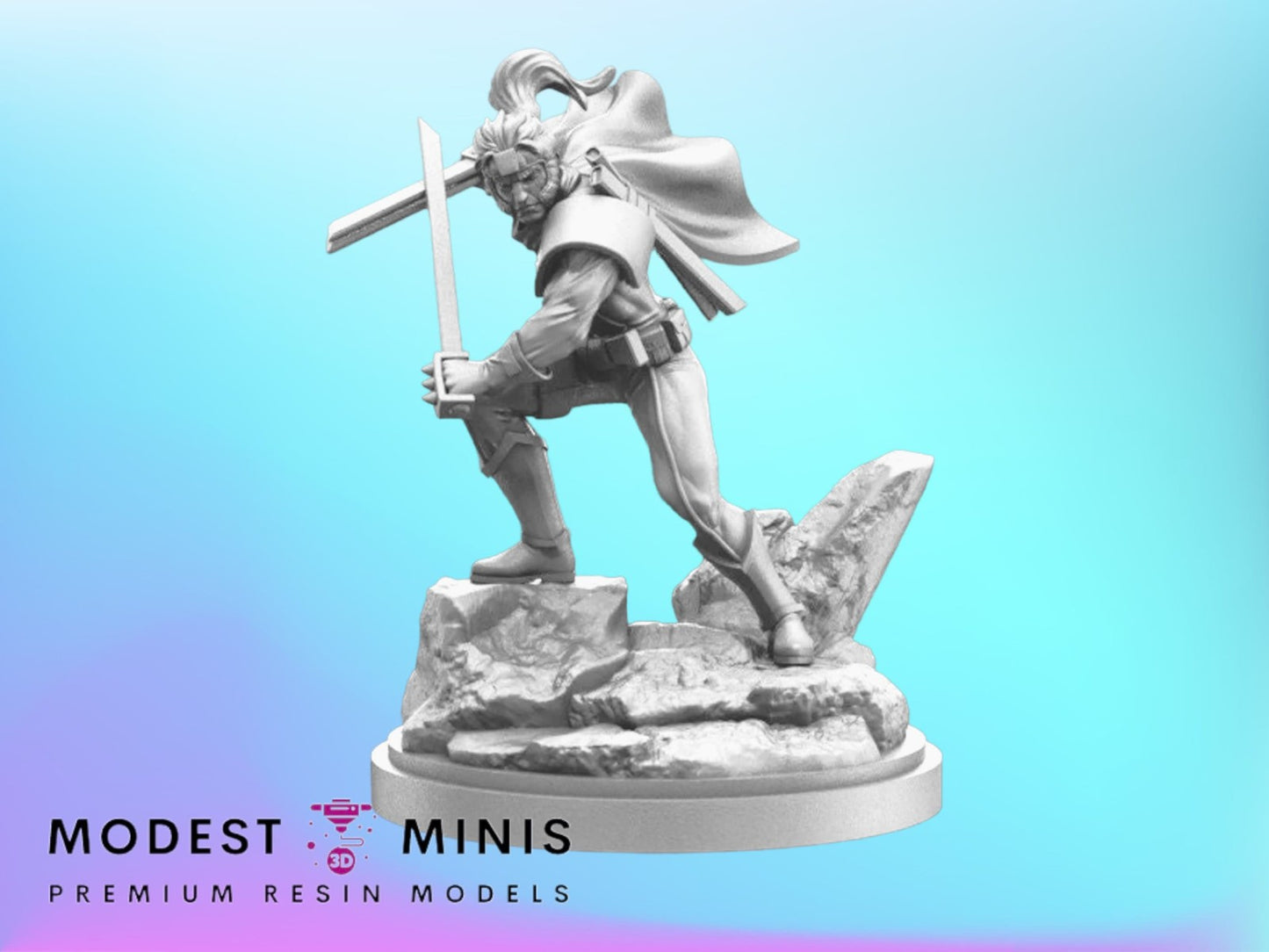 Blue Eyes White Ninja - 32mm - 40mm Mini | Crisis Protocol Proxy | C27