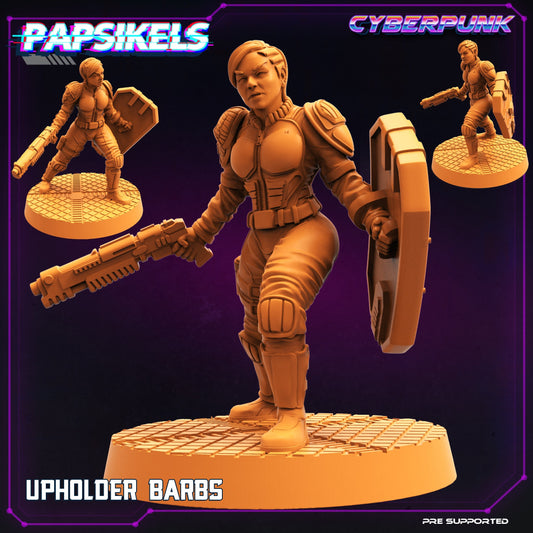Cyberpunk Upholder Barbs - 32mm Scale Alien Miniature  | Batang City | Papsikels